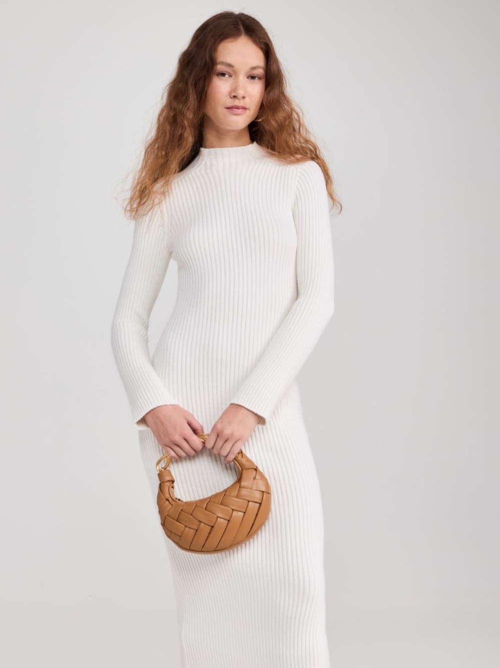 NWB JW PEI Orla Weave Bag w/removable crossbody strap in Brown (camel/tan) - Picture 8 of 16